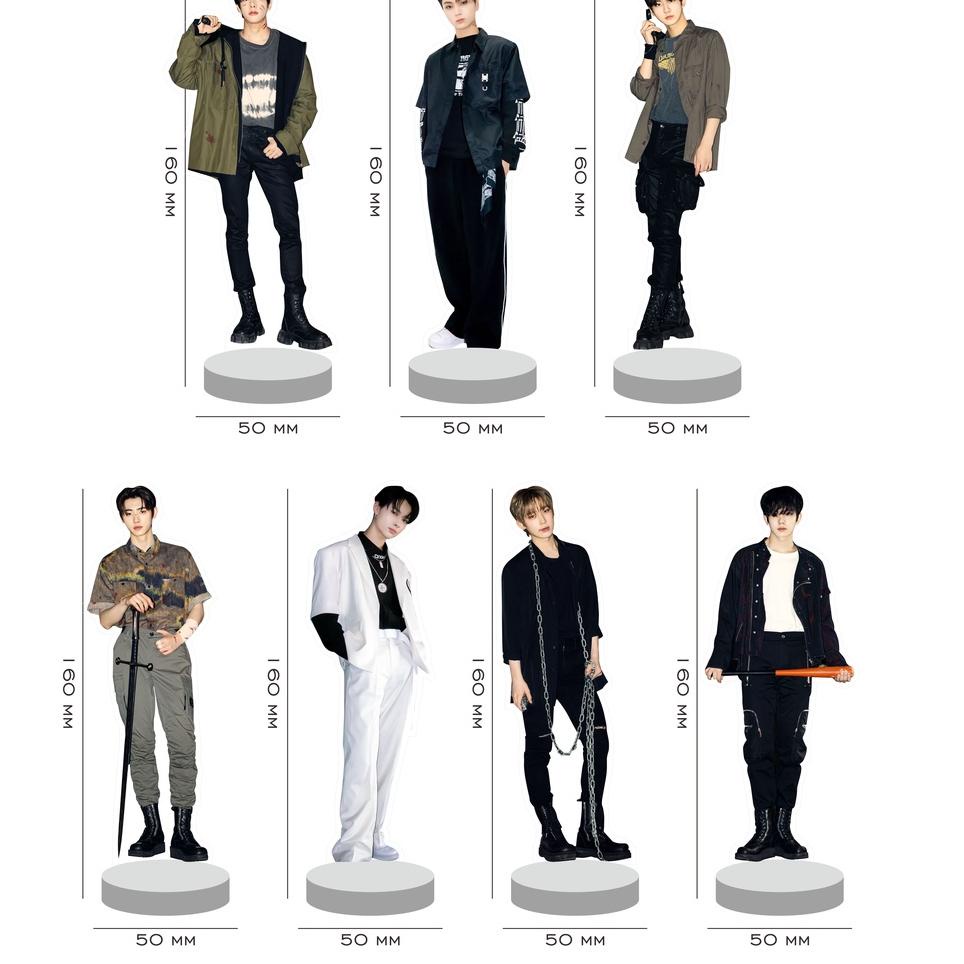 [WY1323] Stand Figure Enhypen Standee Acrylic Kpop Sunoo Sunghoon Niki Jungwoon Jay Jake Heeseung Bo