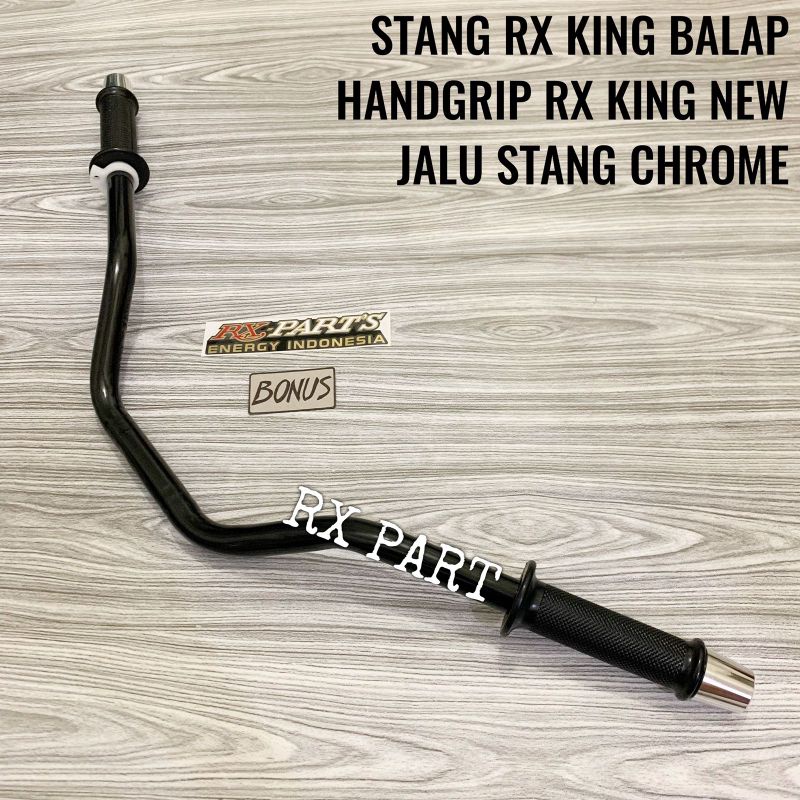 STANG / SETANG BALAP RX KING RX K RXKING + HANDGRIP RX KING NEW + JALU STANG/ BAR END CHROME
