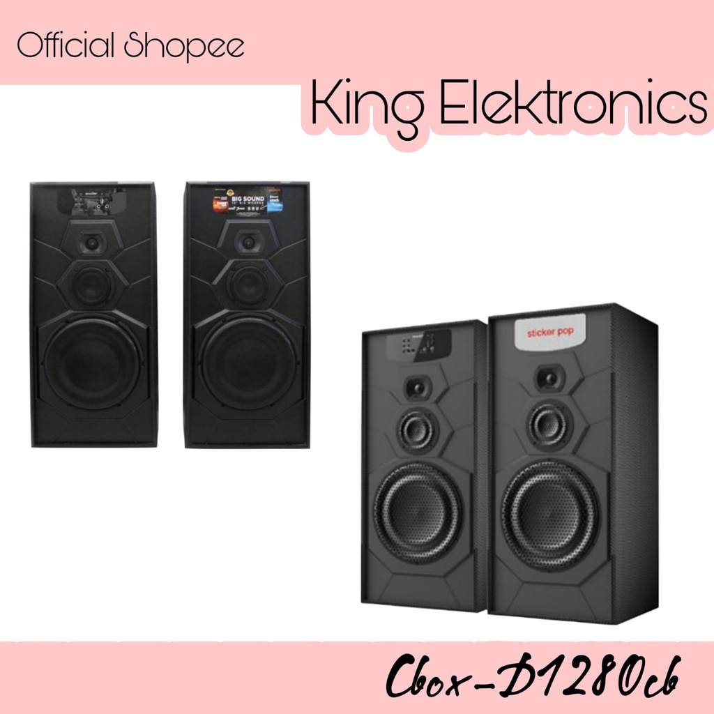 CBOX D1280CB DIGITAL USB BLUETOOTH/SPEAKER AKTIF SHARP CBOX-D1280CB