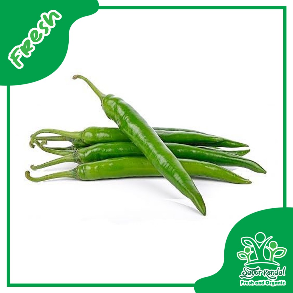 

Cabe Hijau Besar (100gr) - Sayur Kendal