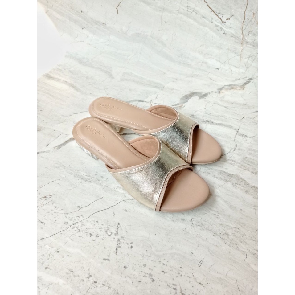 Cleo sandal hak kaca 3cm