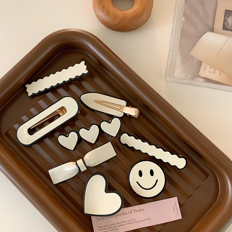 Jepit Rambut Poni Model duckbill Gaya Korea Untuk Wanita