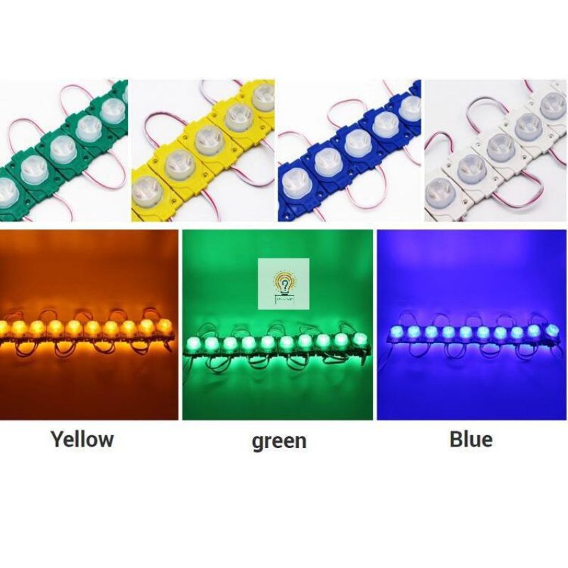 Lampu Strip LED Modul 1 Mata super SMD Lampu Sampin Kolong bak Truck 12 Volt &amp; 24Volt