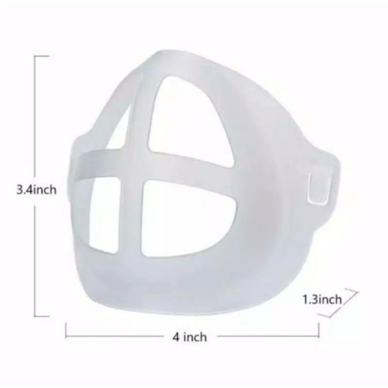 PLASTIK 3D PENYANGGAH MASKER / PENAHAN MASKER