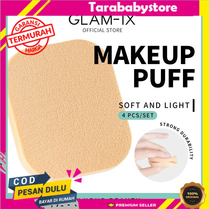 Glam Fix Stars Compact Sponge - Square ORIGINAL