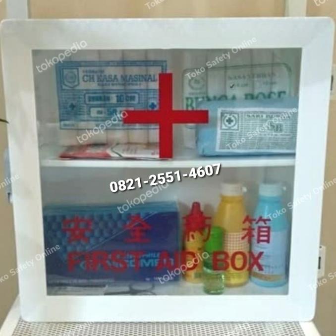 Jual Kotak P3K Dinding + Isi Type A / Kotak P3K Maspion + Isi First Aid ...