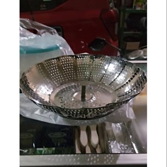 

Alat/tempat tim kukus makanan steam/steamer basket stainless