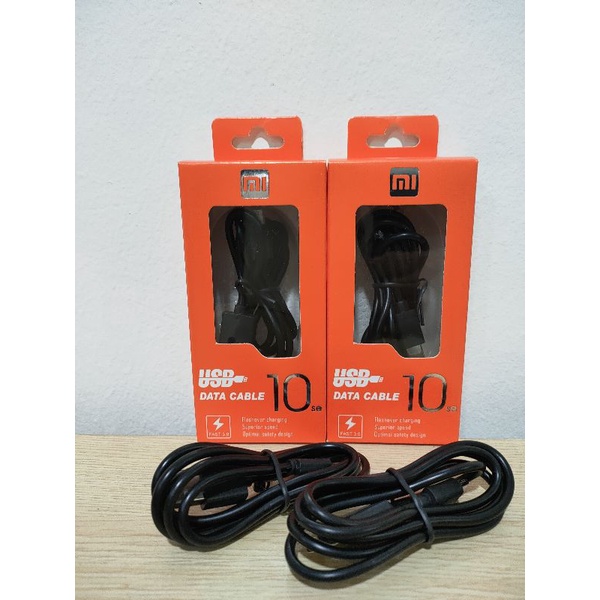 KABEL DATA XIAOMI MICRO &amp; TIPE C ORIGINAL 99.9% FAST CHARGER