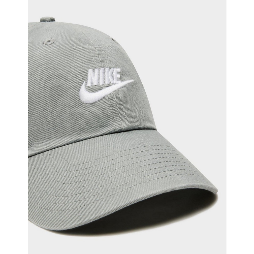 Nike Heritage86 Futura Wash ed Cap Abu Grey 913011-073 Topi Original 100%