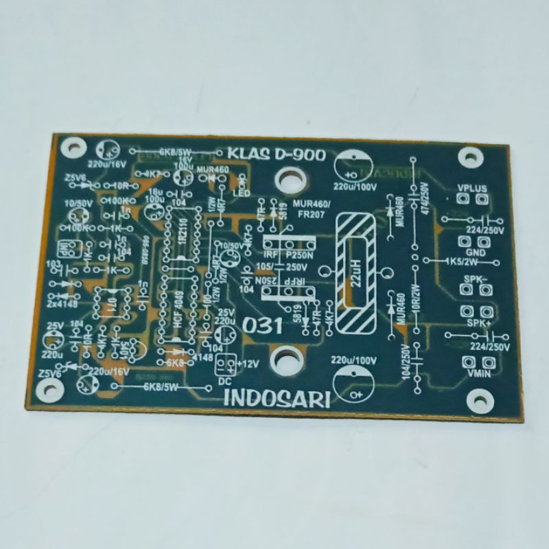 PCB Power Amplifier Class D-900 Tipe 031