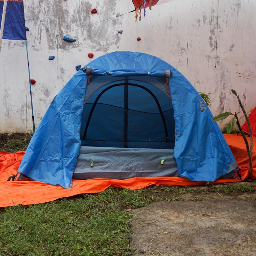 Tenda LWY Compass Frame Aloy Kap 4 Orang Tenda Camping Outdoor Kapasitas 4 Person