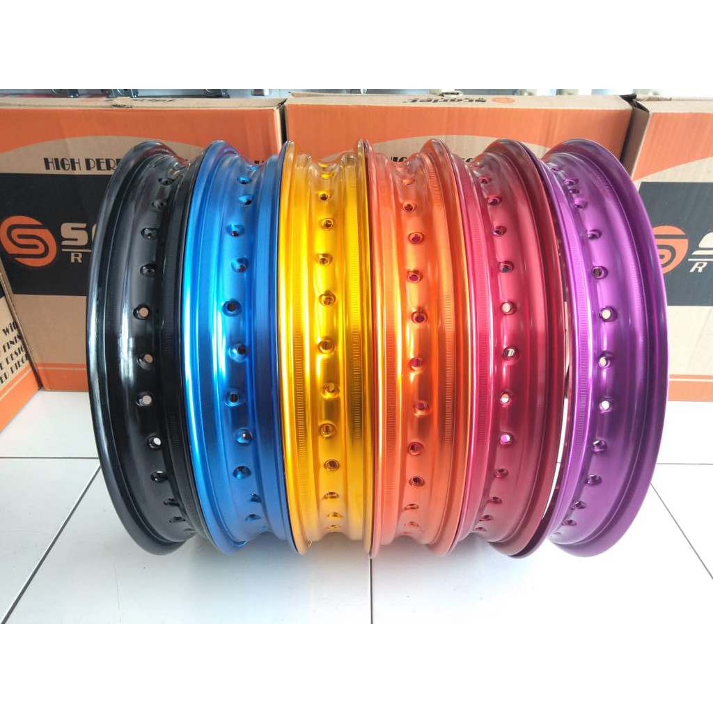  velg  scarlet pelek tapak  lebar  ring  17  ukuran  300 mm type 