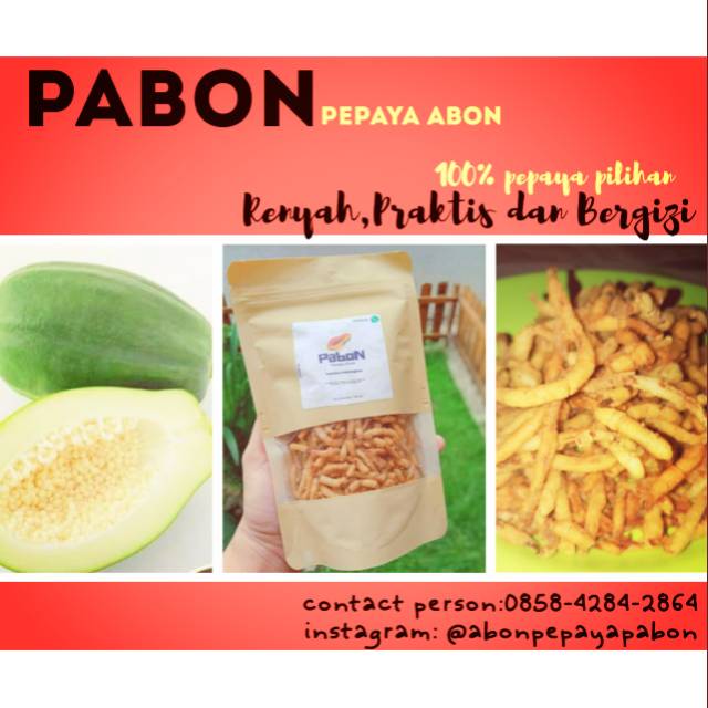 

Abon pepaya