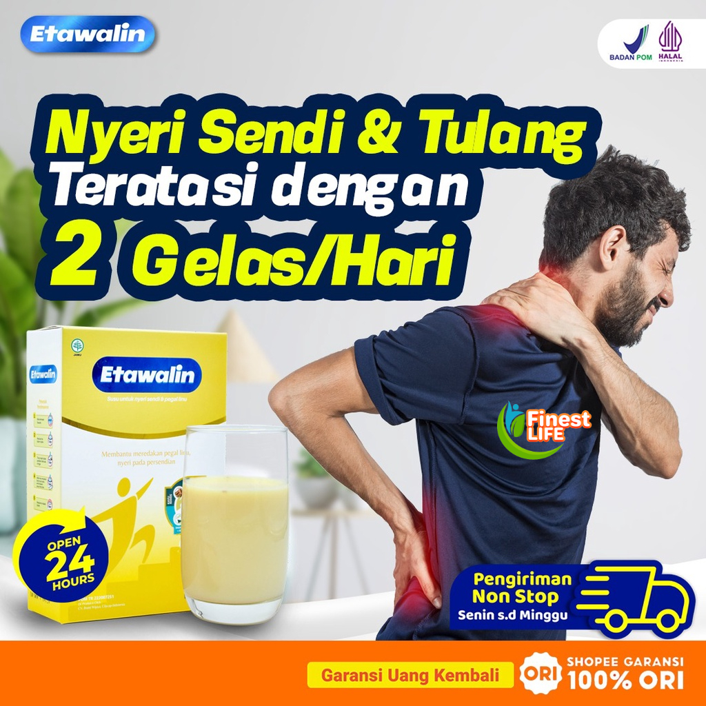 Etawalin – Solusi Osteoporosis | Susu Kambing Etawa Asli Tingkatkan Kepadatan &amp; Kesehatan Tulang Sendi Anti Asam Urat Rematik Reumatik Nyeri Lutut Pinggang Bahu Punggung Obat Encok Alami Jamu Herbal Sakit Badan Pegal Linu untuk Lansia Anlene Geliga