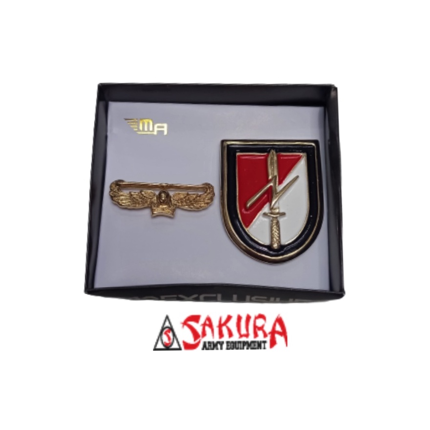 Emblem RAIDER Emblem Baret Raider TNI AD