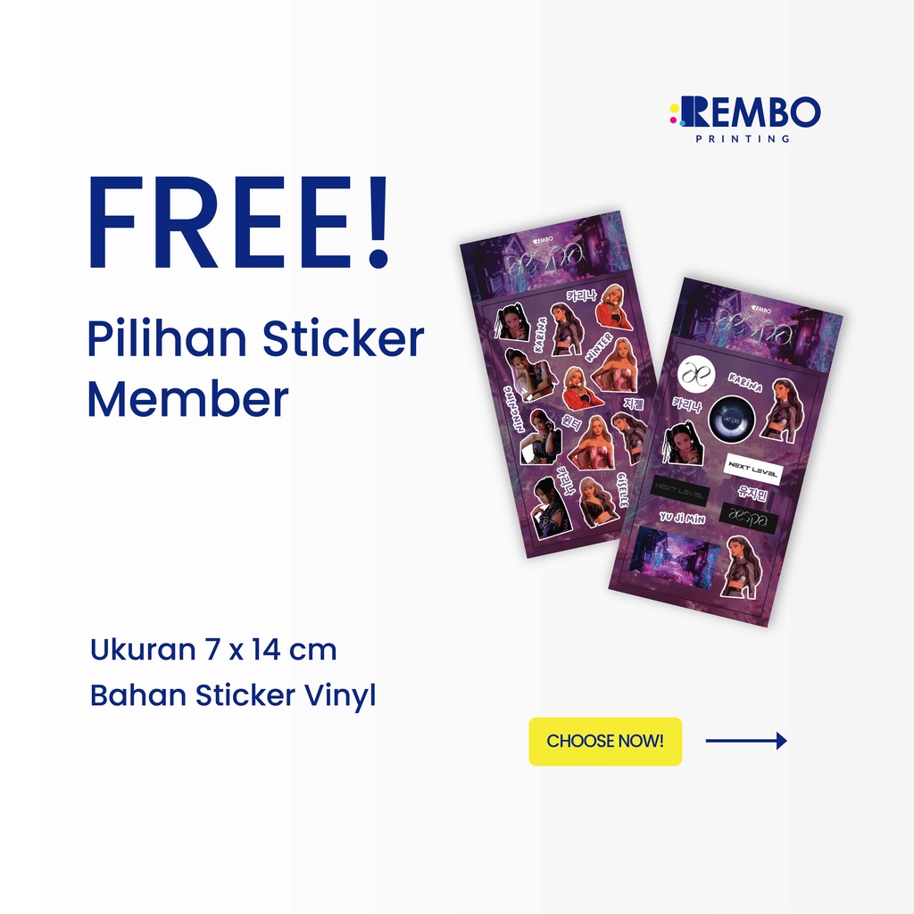 Sticker Set AESPA Murah