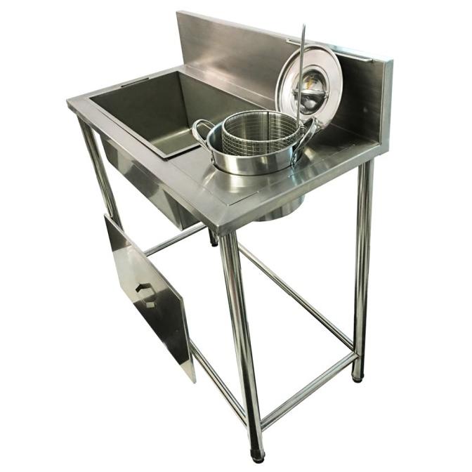 

PROMO Meja Dusting / Meja Tepung Fried Chicken SS304 Food Grade