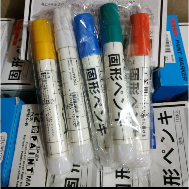 

PROMO Solid Steel MARKER SAKURA Yellow - Spidol Penanda Permanen
