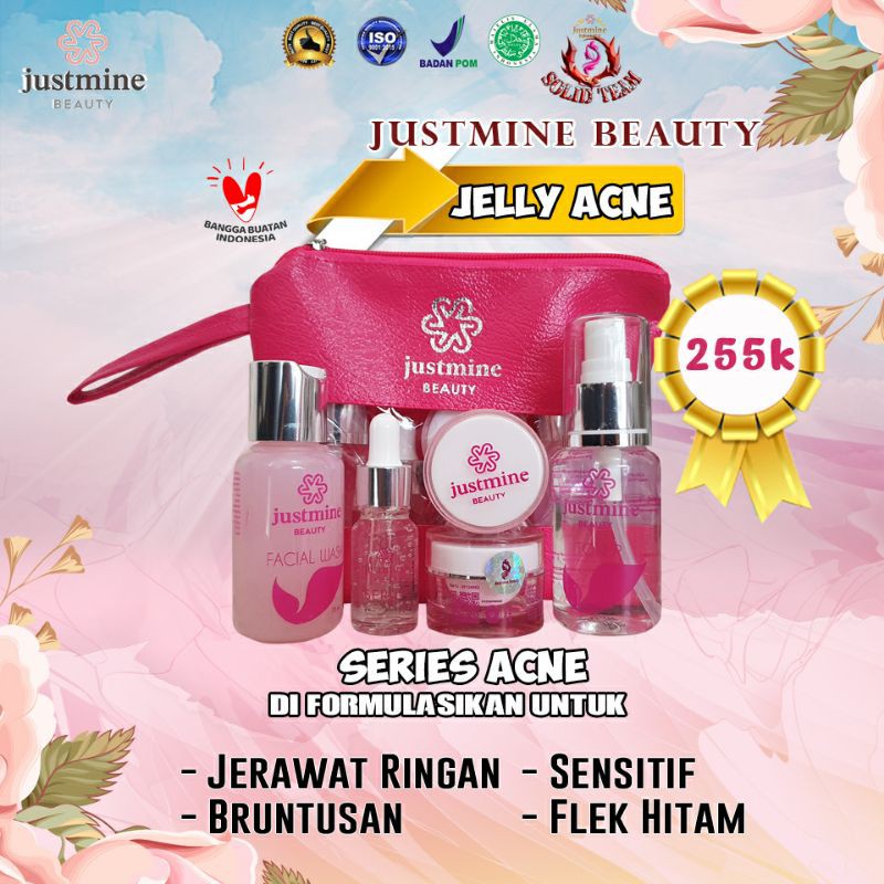 JUSTMINE GLOW JELLY ACNE MORE REMOVE SPOT ULTIMA COD SKINCARE BPOM-2