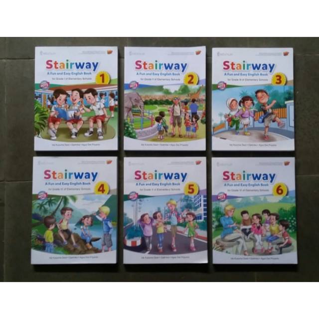 Buku pelajaran stairway kelas 2 & 6 sd