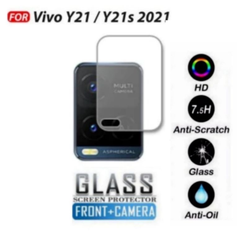 Screen Protector Lens Camera VIVO Y35 Y22 Y22S Y73 Y33S Y33T Y21 Y21T Y21S Y51 Y51A 2020 Y30 Y30i Y50 Z1 PRO 4G 5G Tempered Glass Pelindung Lensa Kamera Belakang