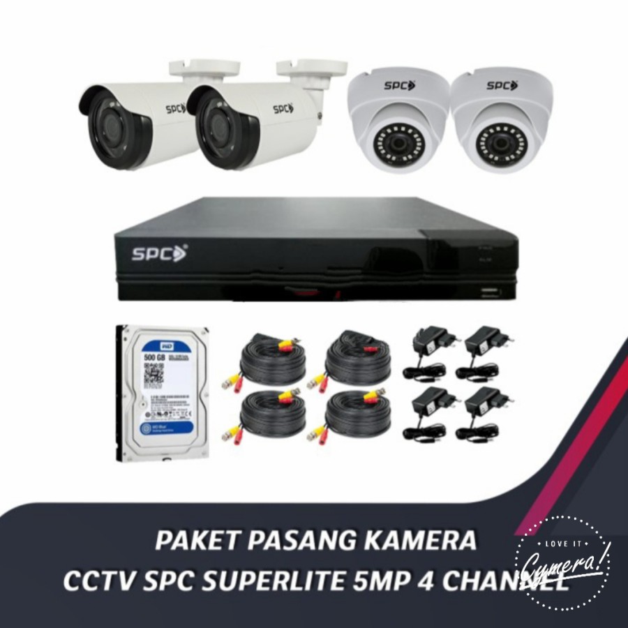 Paket CCTV SPC 4 Channel Solusi Keamanan Terbaik Anda