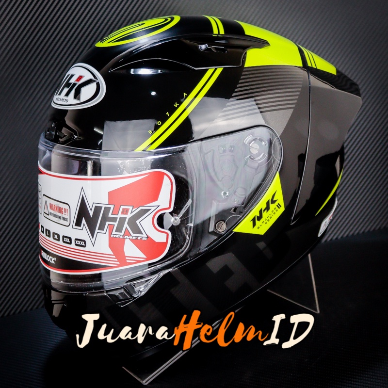 NHK HELM GPR TECH STREET UNDISPUTED / BLACK YELLOW / GP R TECH