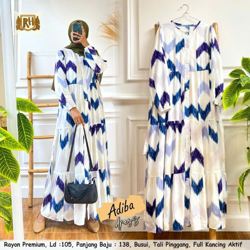 ADIBA DRESS / GAMIS SYARI / GAMIS RAYON SYARI / GAMIS SYARI SOLO / GAMIS TERMURAH SOLO / BTC SOLO