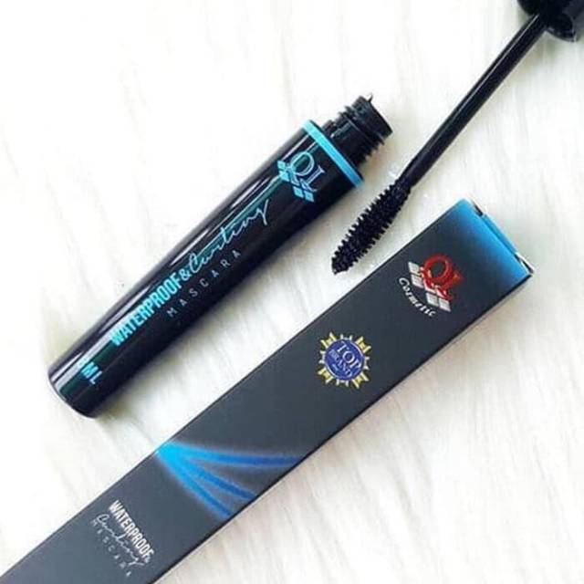 MASCARA QL WATERPROFF &amp; CURLING BLACK (PROMOOOO) ORIGINAL 100%~ BPOM RESMI ~ READY STOK