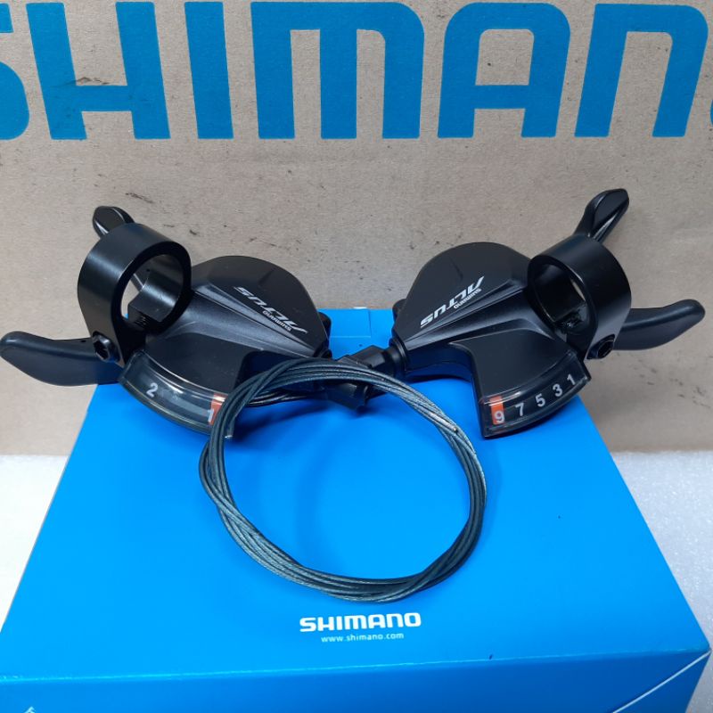 Shifter Shimano Altus M2010 3 x 9 speed original bukan deore atau tiagra bisa ambil satuan