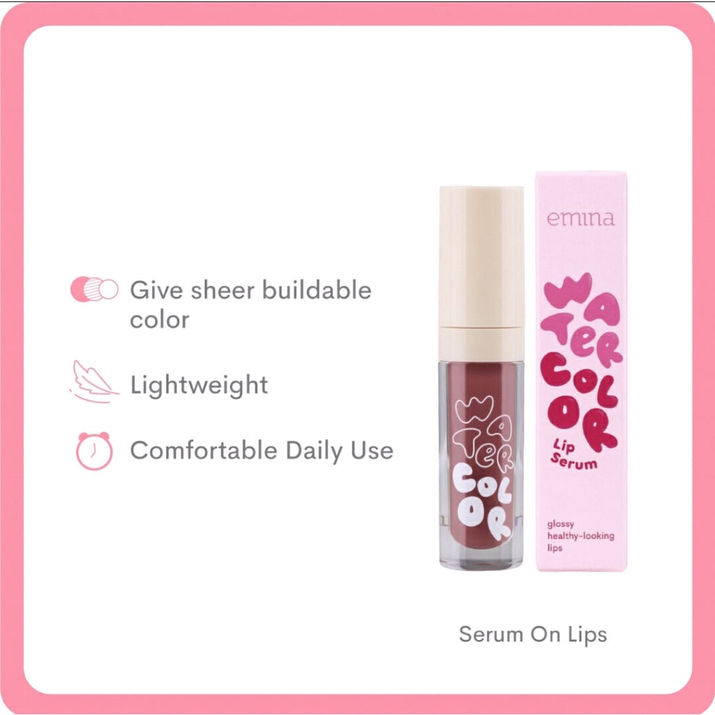 EMINA Watercolor Lip Serum 2 g