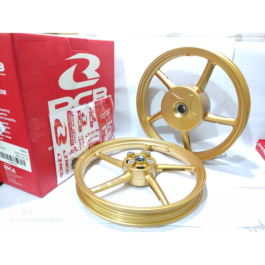 VELG RCB SP522 BEAT OLD SCOOPY VARIO 110 GOLD - SP 522 RACING BOY