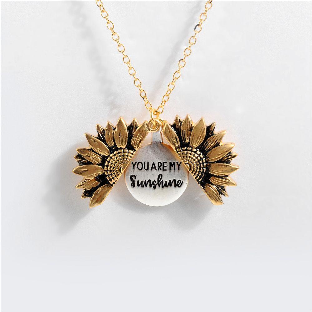 Lily Pendant Kalung Pria Wanita Fashion You Are My Sunshine