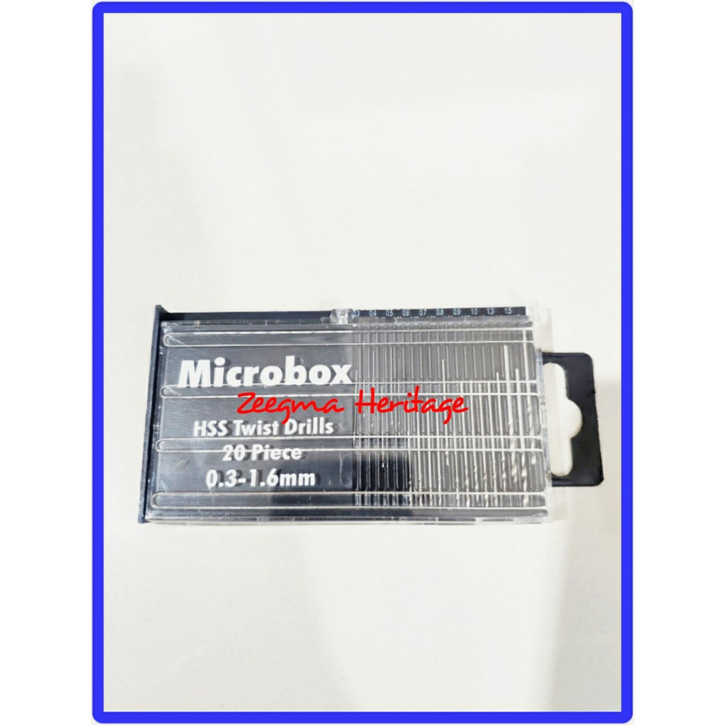 Mata Bor Micro PCB Microbox Set 20pcs 0.3mm-1.6mm