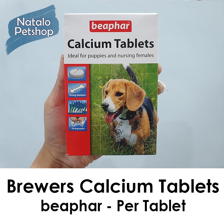 Beaphar Calcium Tabs / Tablet Kalsium / Anjing / Kucing / Hewan