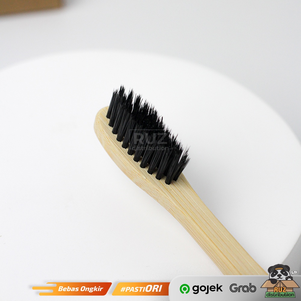 Sikat Gigi Bambu Premium Bamboo Toothbrush