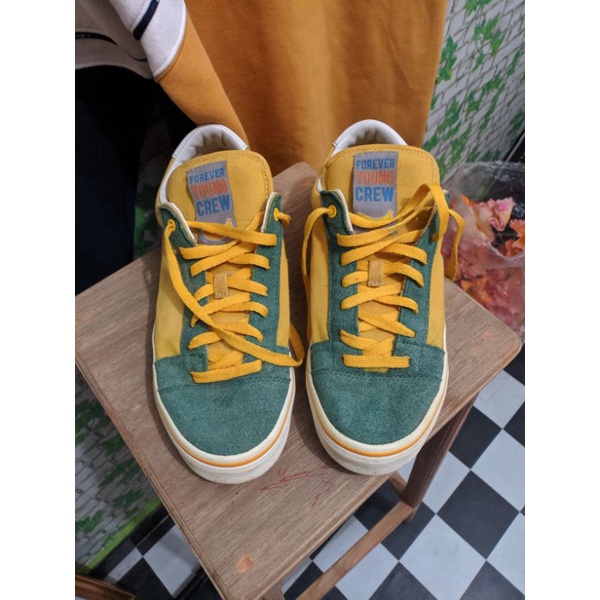 Sepatu fyc caven green yellow size 41