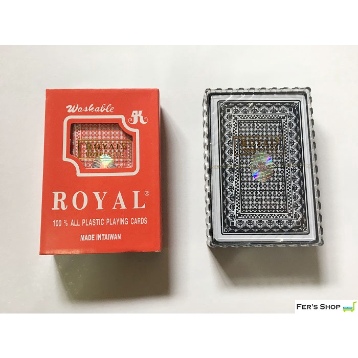KARTU REMI PLASTIK ROYAL ORIGINAL TAIWAN / KARTU POKER / KARTU REMI ANTI AIR / KARTU REMI PLASTIK TE