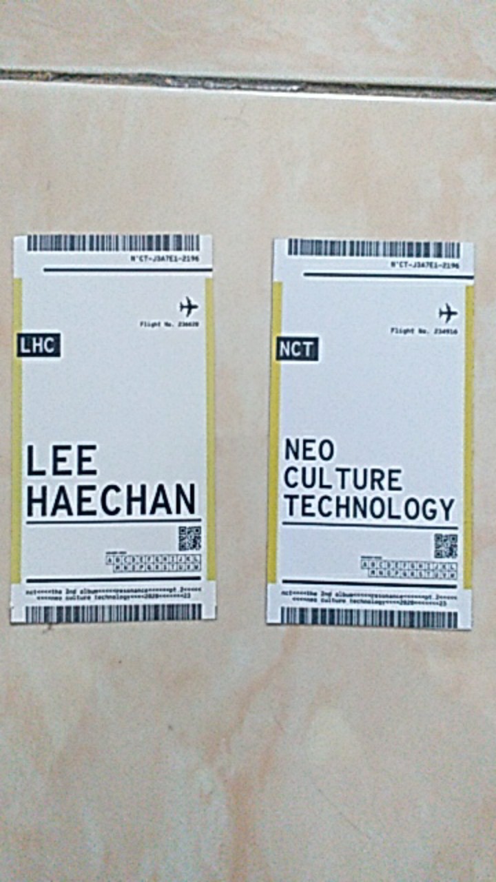 Boarding Pas Nct Ot 23 Murah