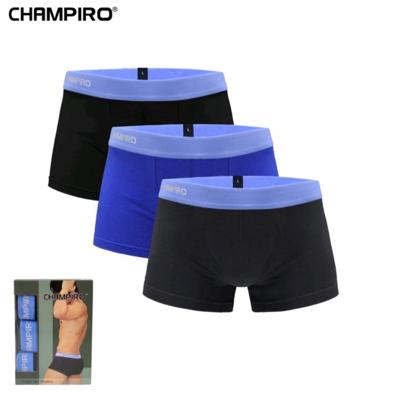 Champiro celana dalam pria boxer 3pcs C0330C