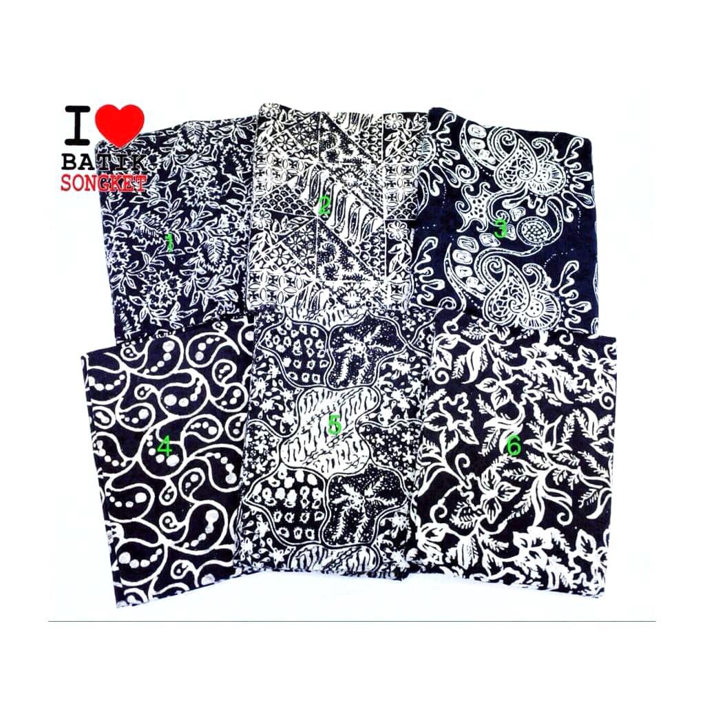 Doby hitam putih bahan kain batik rok baju dobi dobby pekalongan