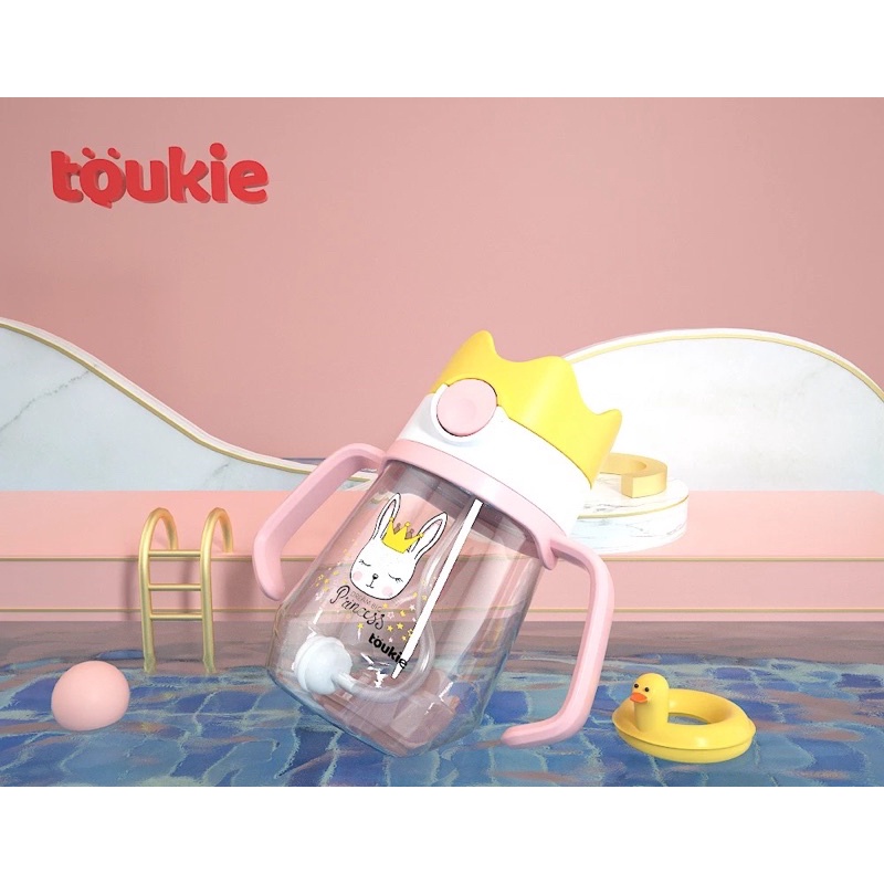 KOKOBEE - Toukie Crown Sippy Cup Tritan Bottle (240 ml) 6M+ / botol minum anak / dishwasher / coconi / bpa free / food grade / straw gravity ball / gelas bayi / anti tumpah / leak proof / grosir / gelas gagang bayi / mudah digenggam / travel