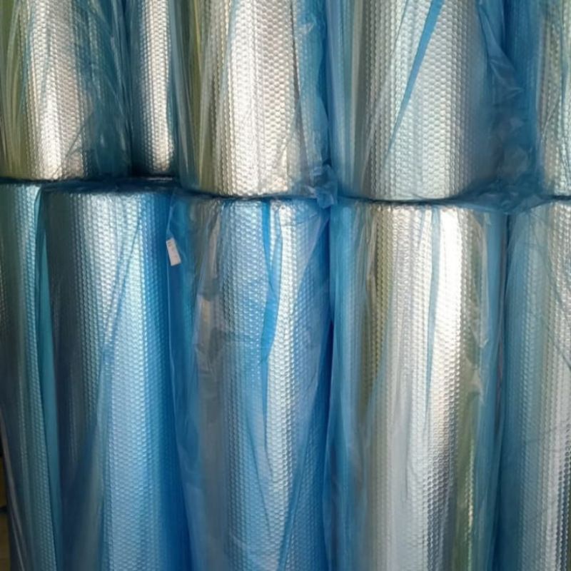 ALUMUNIUM FOIL BUBBLE Peredam panas 1,2mter × 5meter panjang bisa sampe 25 mter, pepredam panss atap rumah, atap pabrik Alumunium foil bubble singgle,peredam panas atap rumah