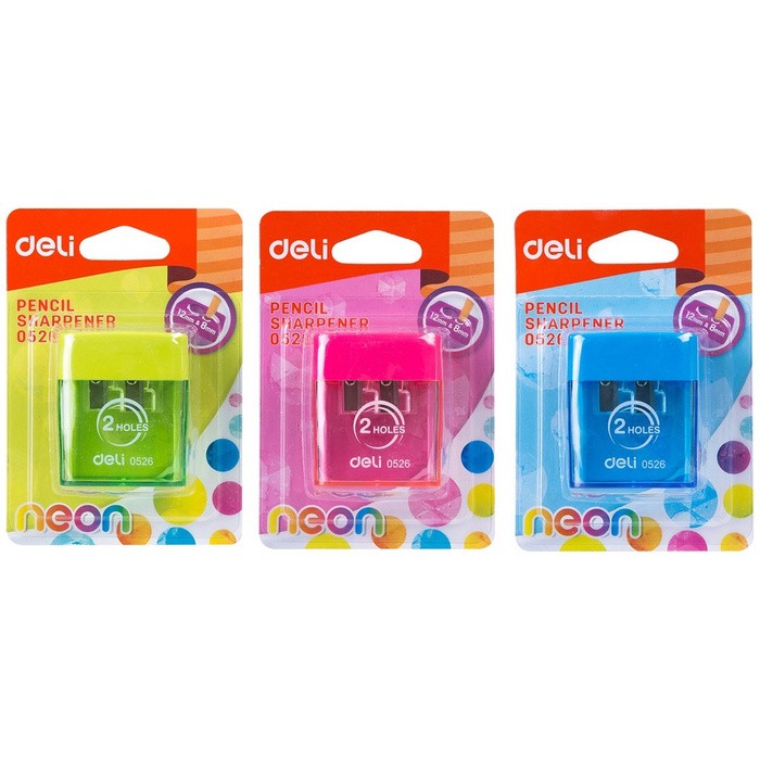 

Rautan / Serutan Pensil 2 lubang Deli