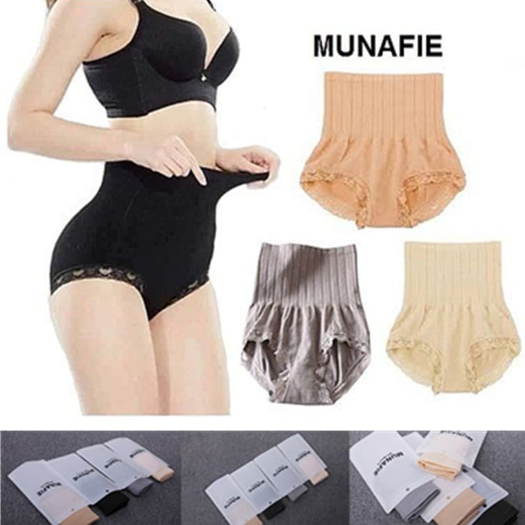 Munafie Slim Panty / Celana Korset Renda / slim korset