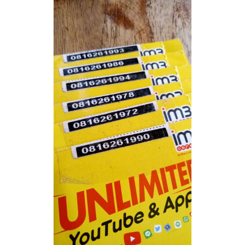 NOMER CANTIK INDOSAT 10 digit