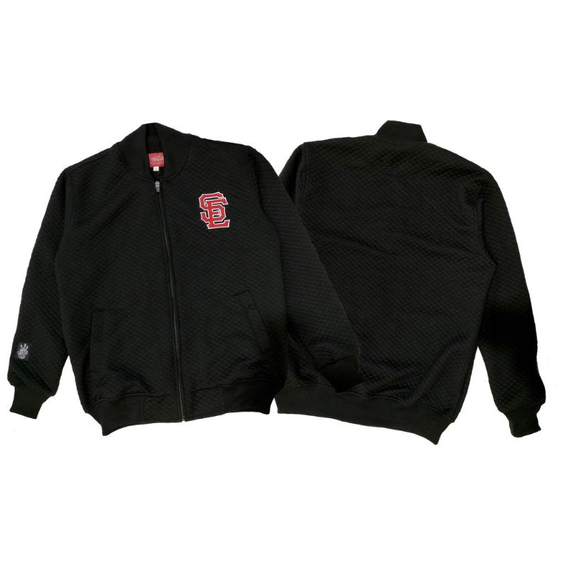 Varsity Jaket Comfy Ottoman bomber Katun Bordir