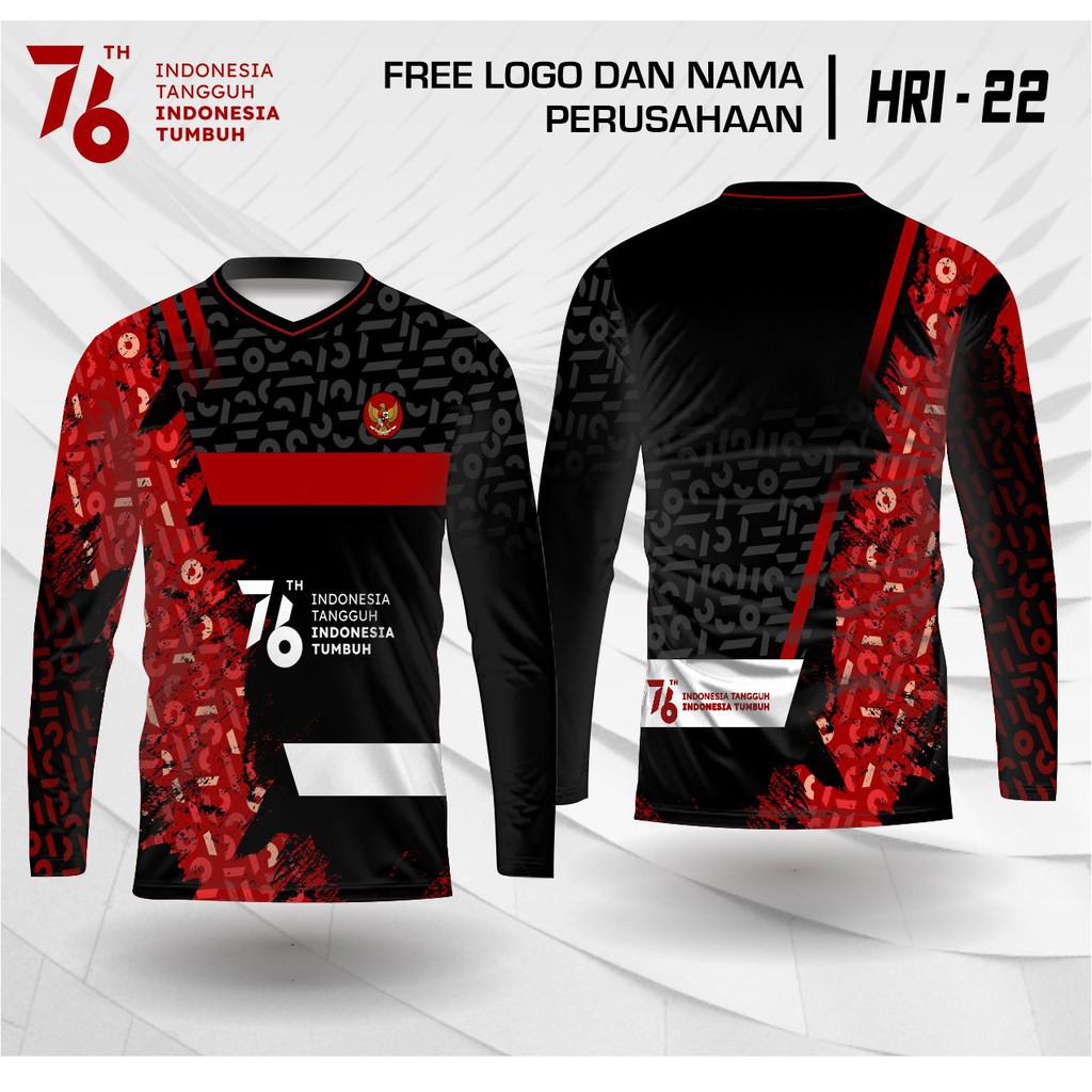 Kaos Jersey HUT RI ke 76 HRI-22