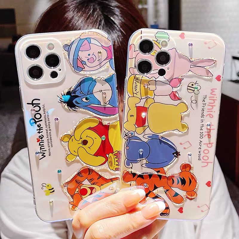 Cute Cartoon Pattern IPhone Case 11 13 12 Pro Max ProMax 7 8 Plus X Xs XsMax Soft Case