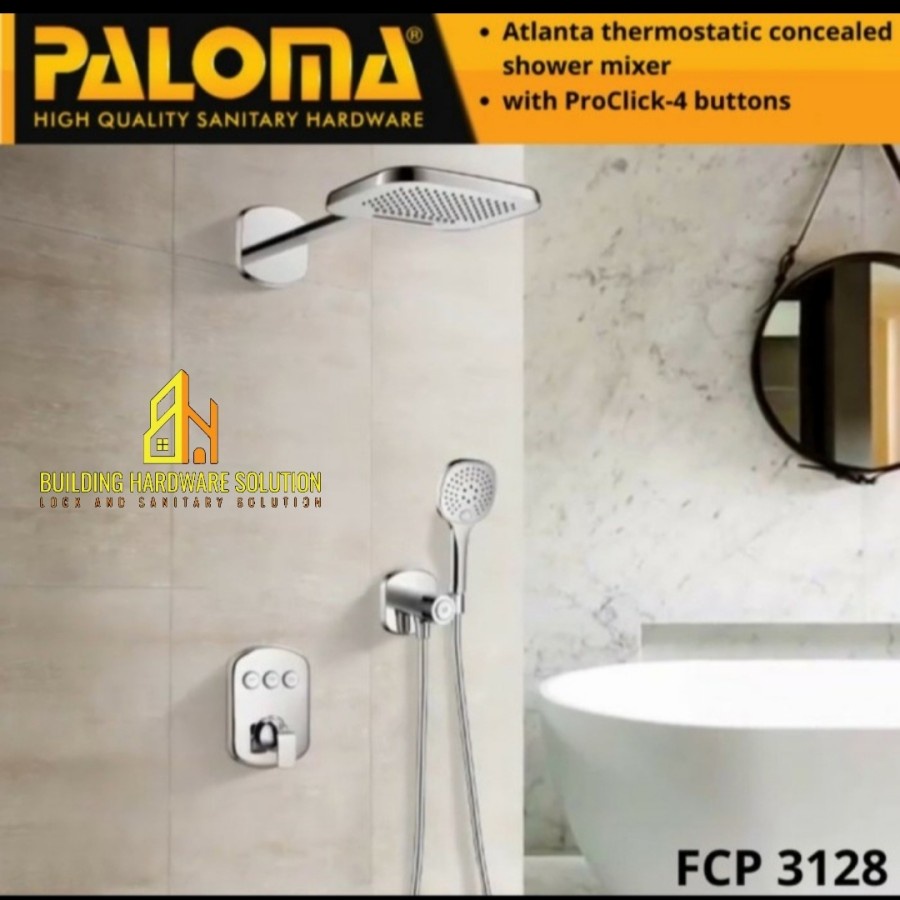 SHOWER SET TANAM PALOMA PANAS DINGIN THERMOSTATIC FCP1328